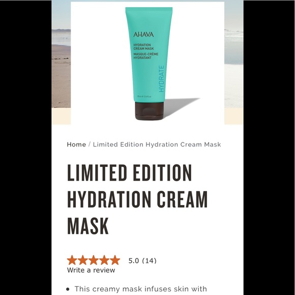 Host Pick 💕💕Ahava Hydration Cream Mask! Sealed! - Picture 1 of 6